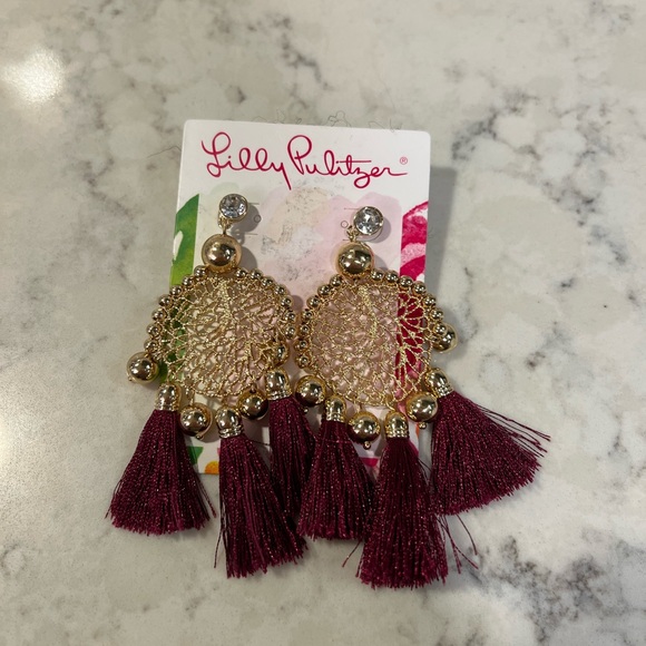 NWT Lilly Pulitzer Sea Dreamer Earrings - Picture 4 of 4